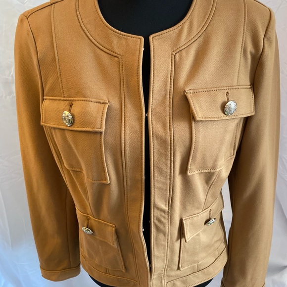 White House Black Market Camel Blazer - Picture 8 of 9